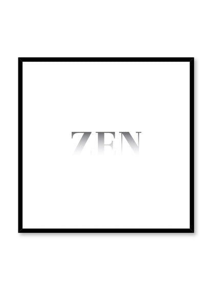 Zen, Poster
