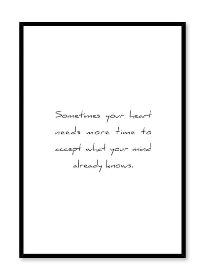 Heart And Mind, Poster