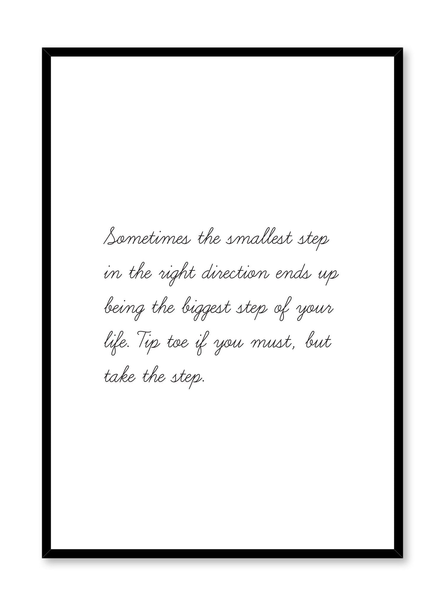 Take The Step, Poster