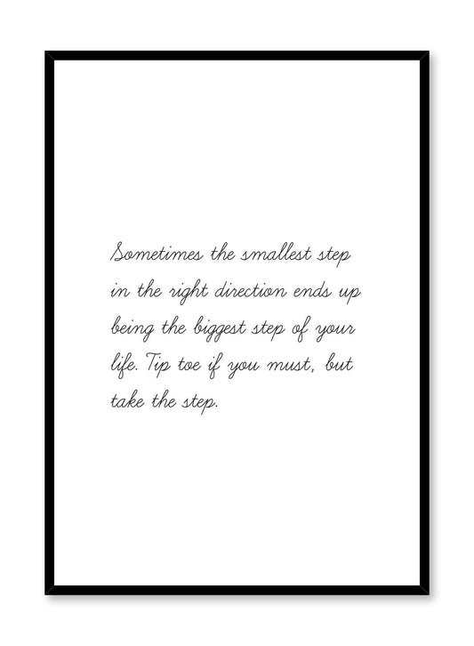 Take The Step, Poster