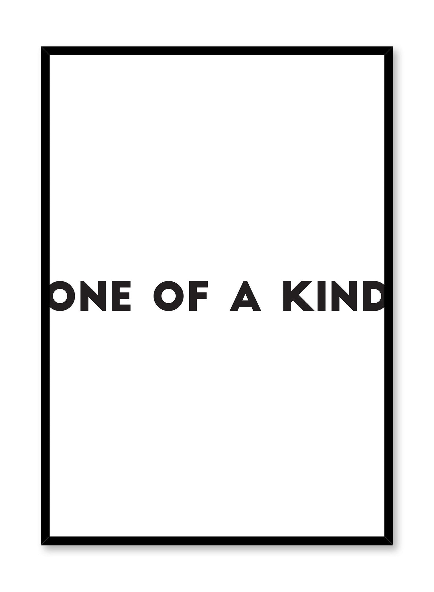 One Of A Kind, Poster