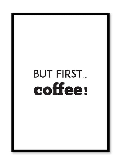 But First… Coffee, Poster