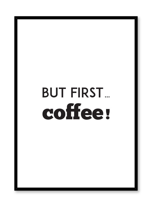 But First… Coffee, Poster
