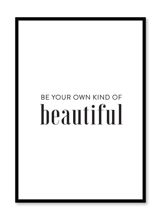 Be Your Own, Poster