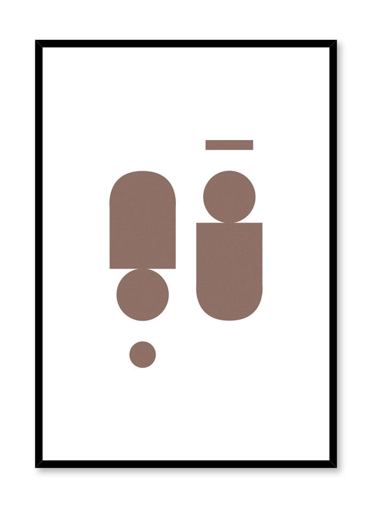 Near Symmetry in Sepia, Poster