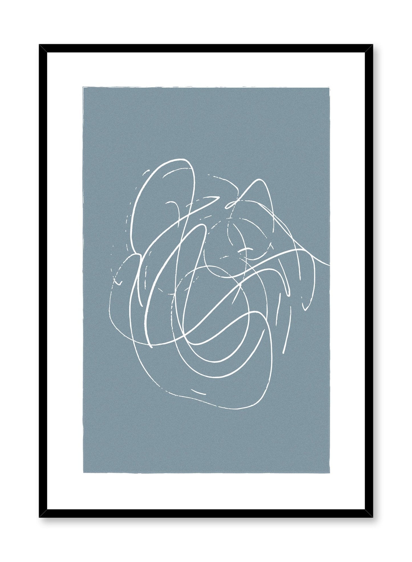 Blue Swirls, Poster