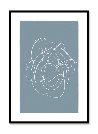 Blue Swirls, Poster