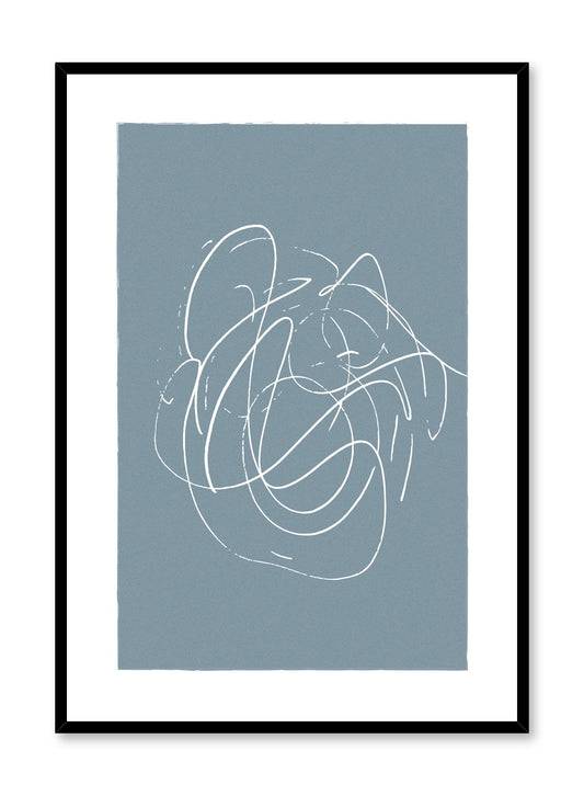 Blue Swirls, Poster