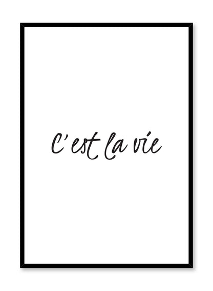 C’est La Vie, Poster