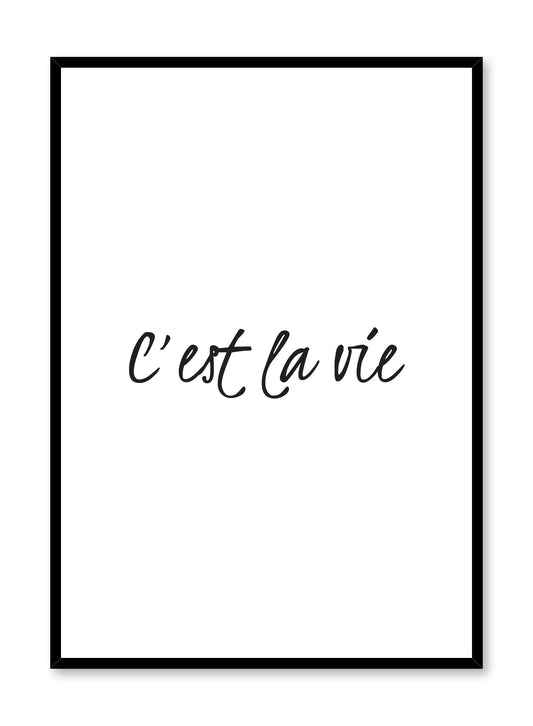 C’est La Vie, Poster