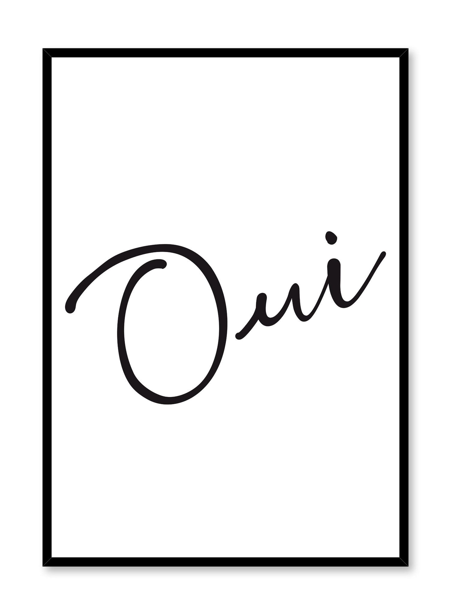 Oui, Poster