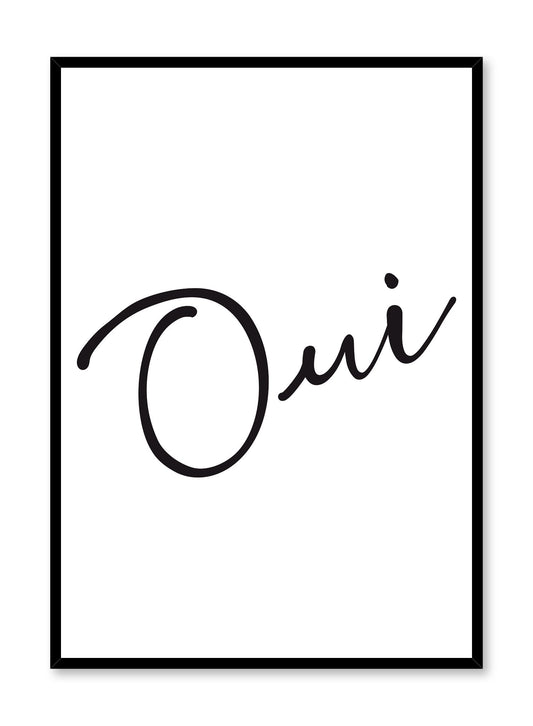 Oui, Poster