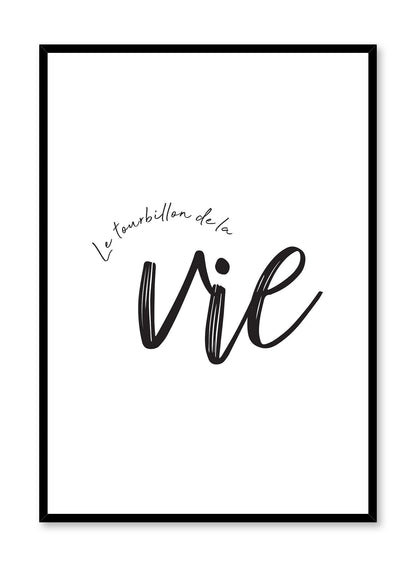 Le tourbillon de la vie, Poster