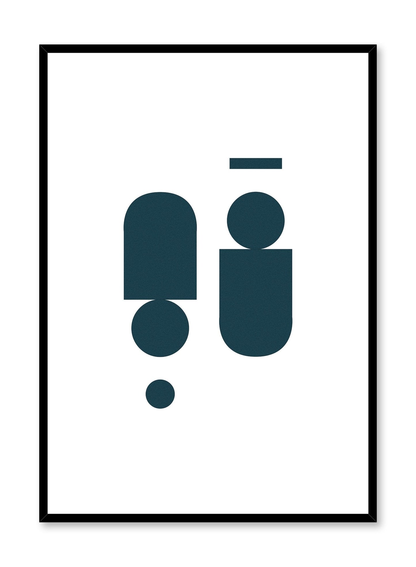 Near Symmetry in Dark Indigo, Poster