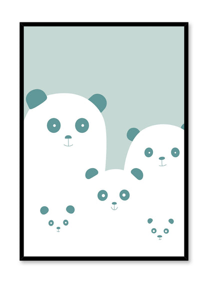 Panda Family, Poster