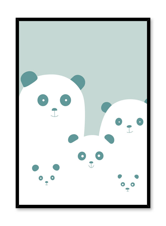 Panda Family, Poster
