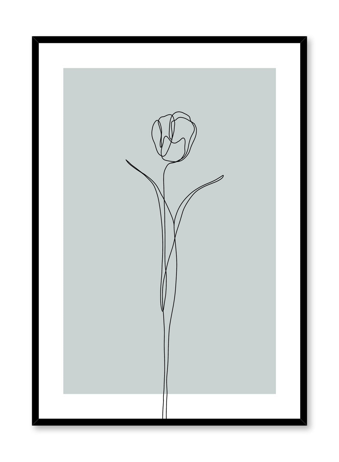 Tulip in Mint, Poster