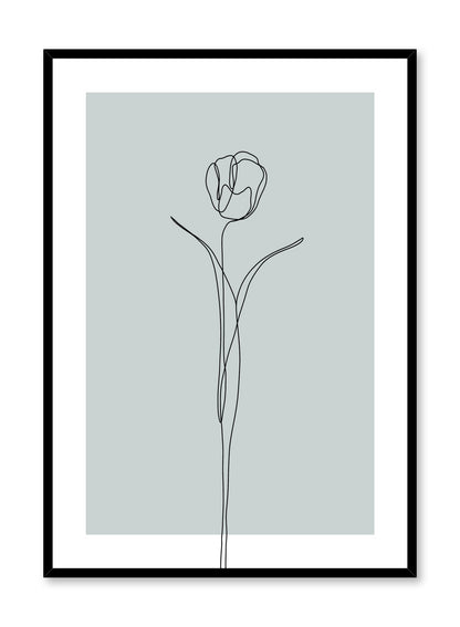 Tulip in Mint, Poster