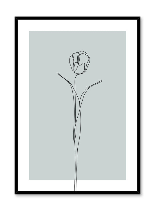 Tulip in Mint, Poster