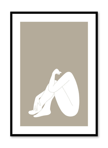 Contemplation in White, Poster