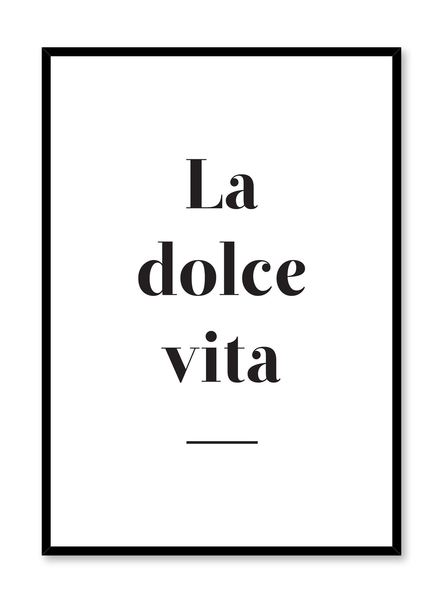 La Dolce Vita, Poster