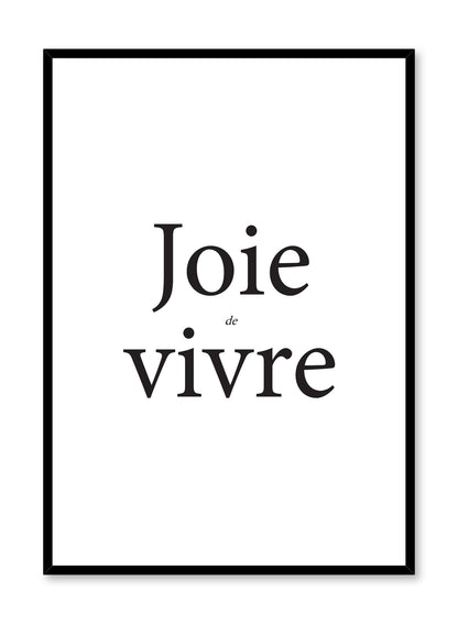 Joie de Vivre, Poster