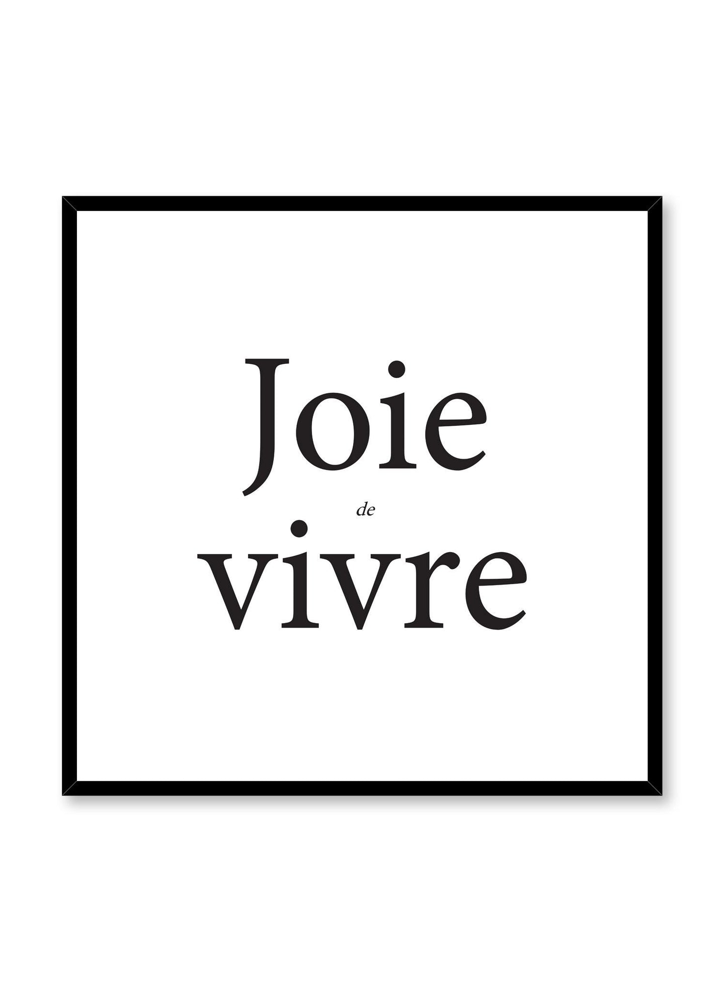 Joie de Vivre, Poster