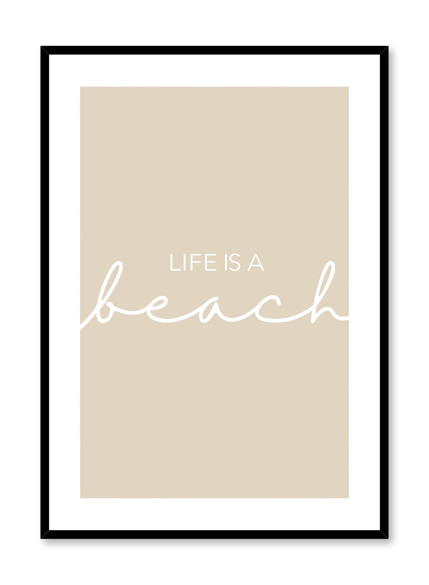 Life is a Sandy Beach, Poster