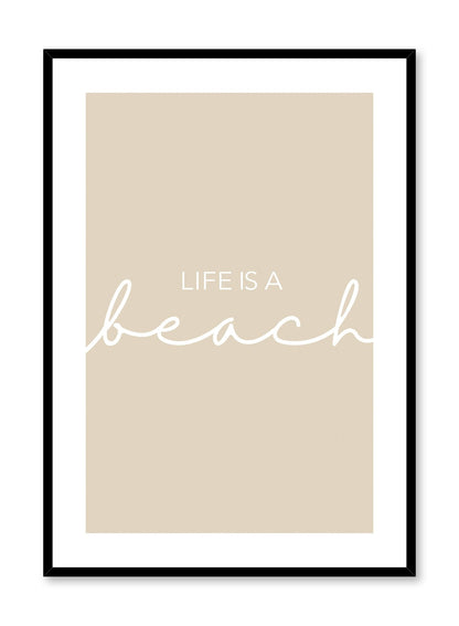 Life is a Sandy Beach, Poster