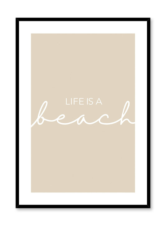 Life is a Sandy Beach, Poster