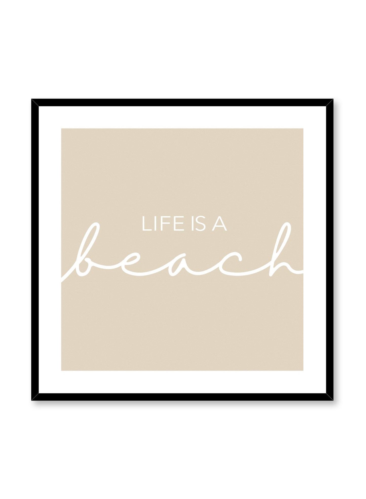 Life is a Sandy Beach, Poster