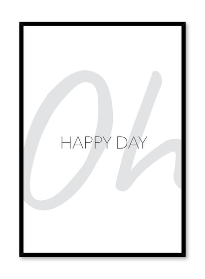 Oh Happy Day, Poster