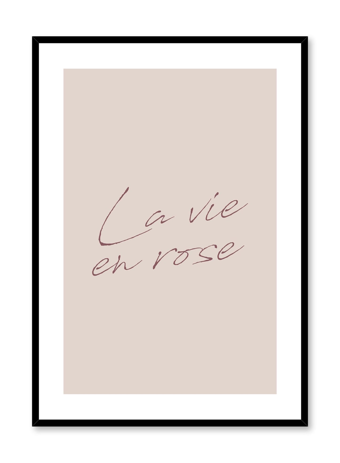 La Vie in Pink, Poster