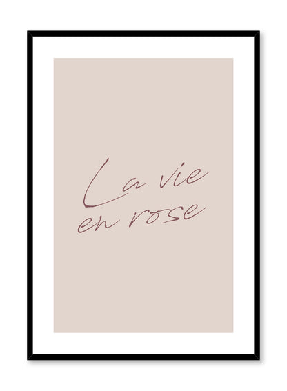 La Vie in Pink, Poster