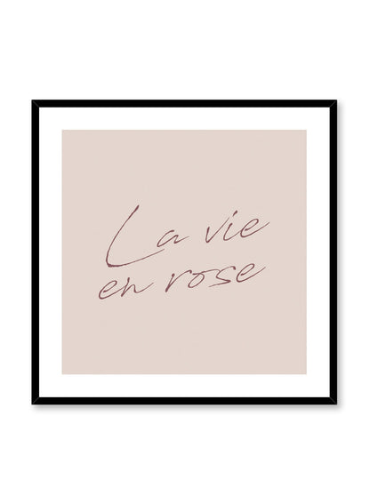 La Vie in Pink, Poster