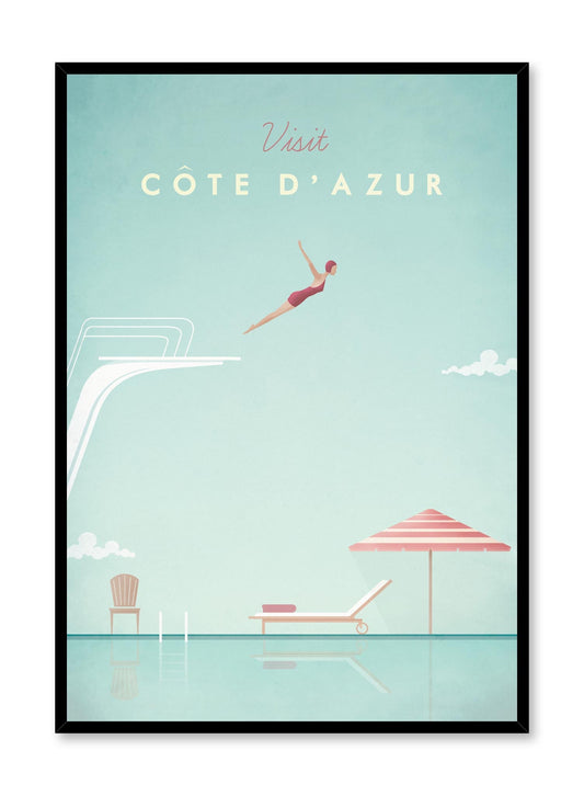 Visit Côte d'Azur, Poster