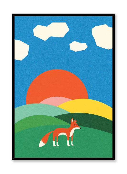 Fox in Hills, Poster