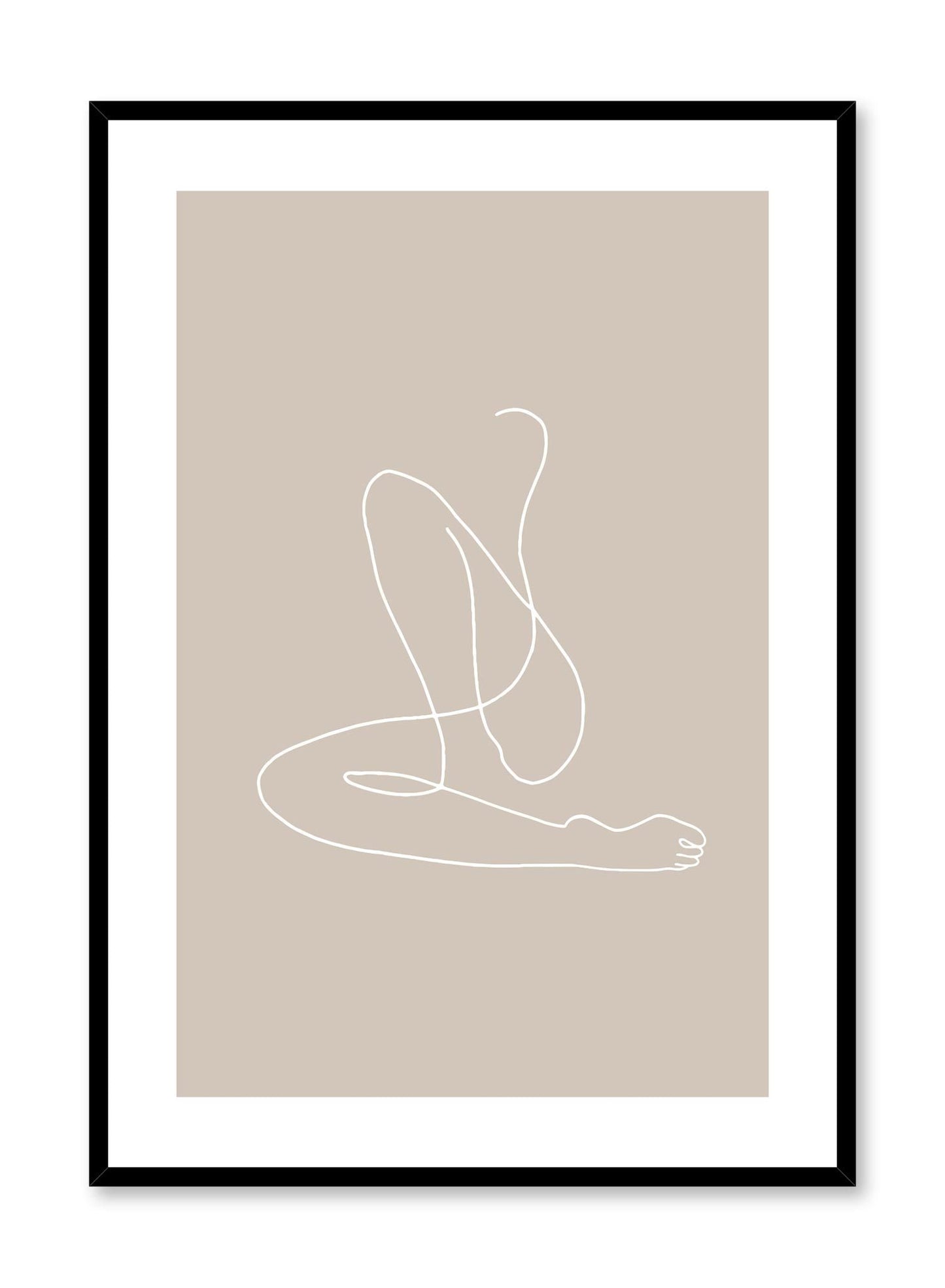 Flow in Beige, Poster