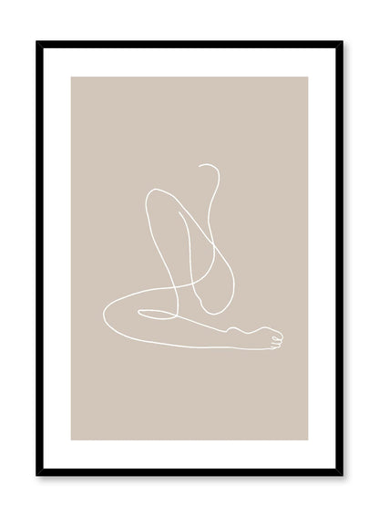 Flow in Beige, Poster