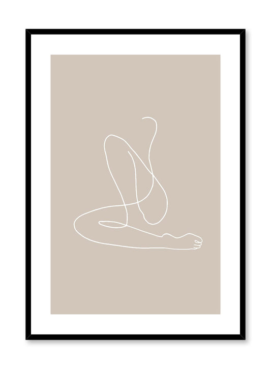 Flow in Beige, Poster