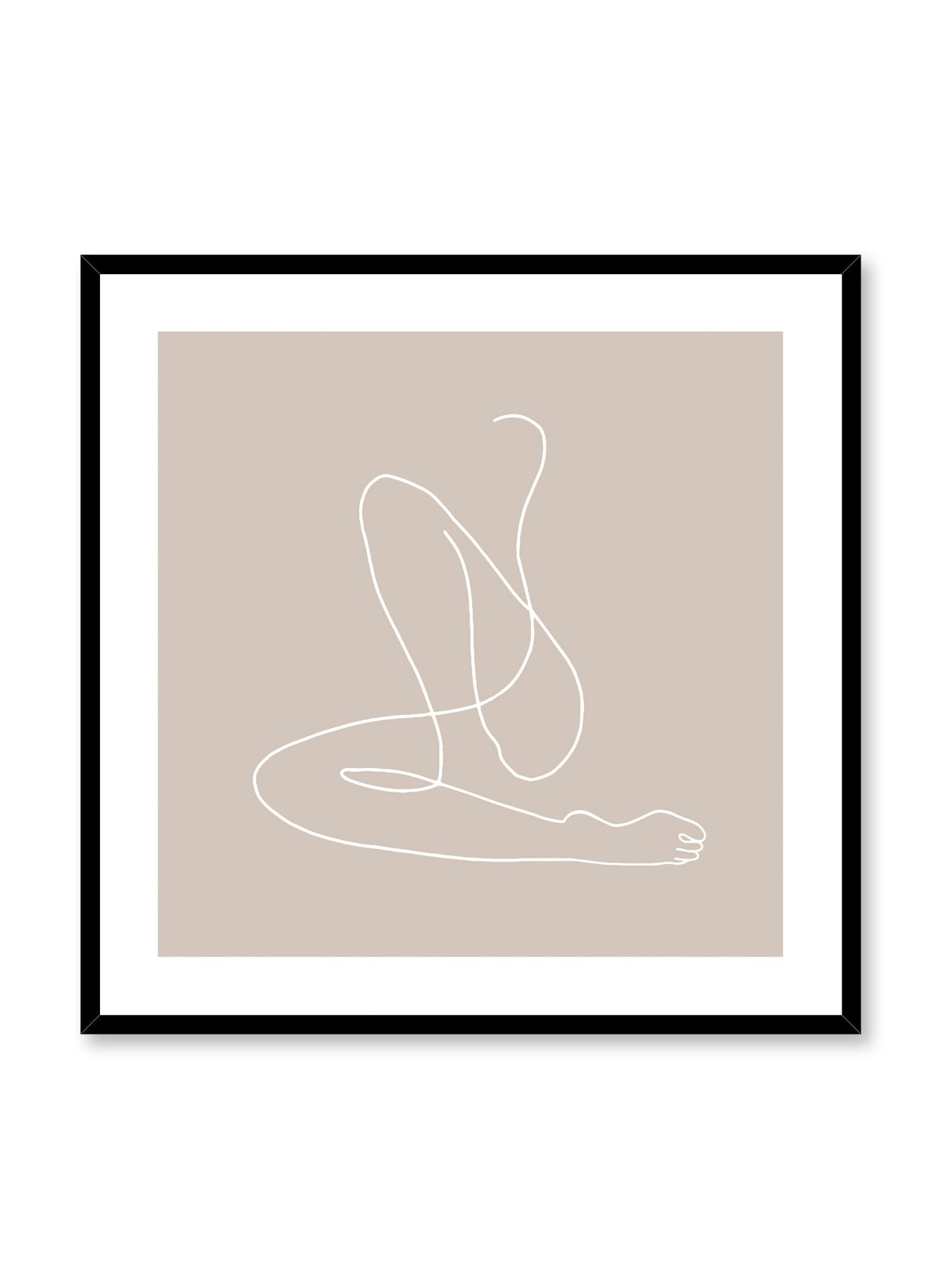 Flow in Beige, Poster