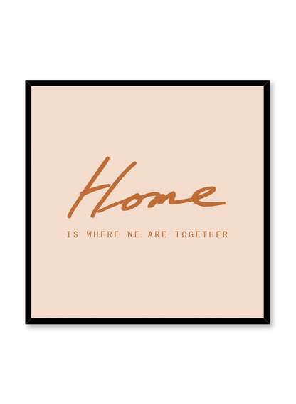 Home Is in Orange, Poster