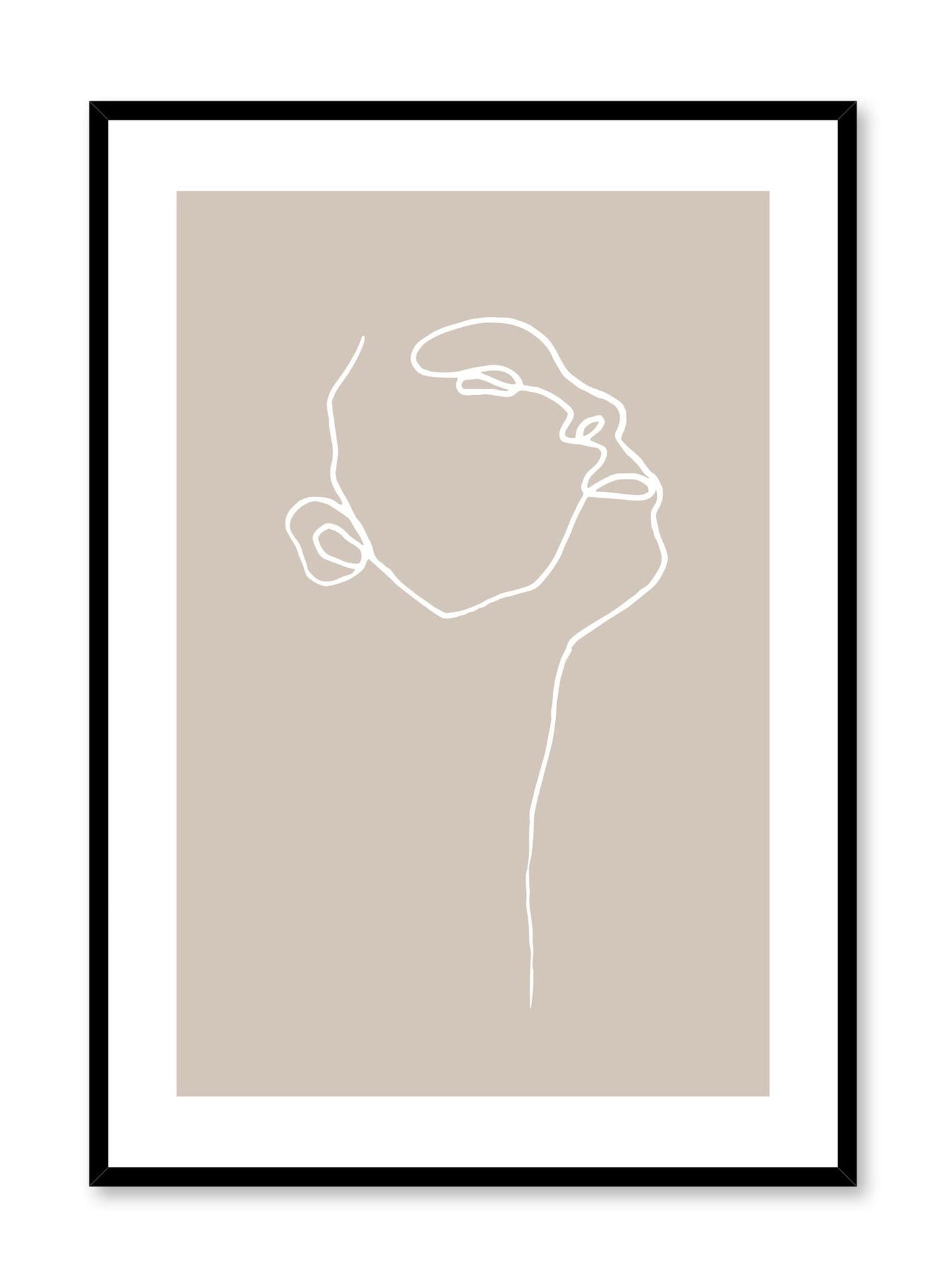 Profile in Beige, Poster