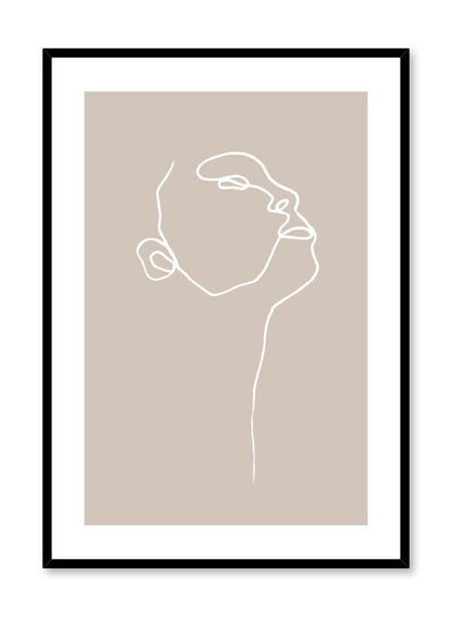 Profile in Beige, Poster
