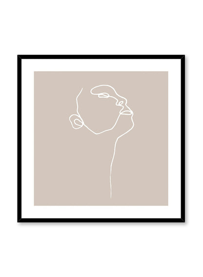 Profile in Beige, Poster