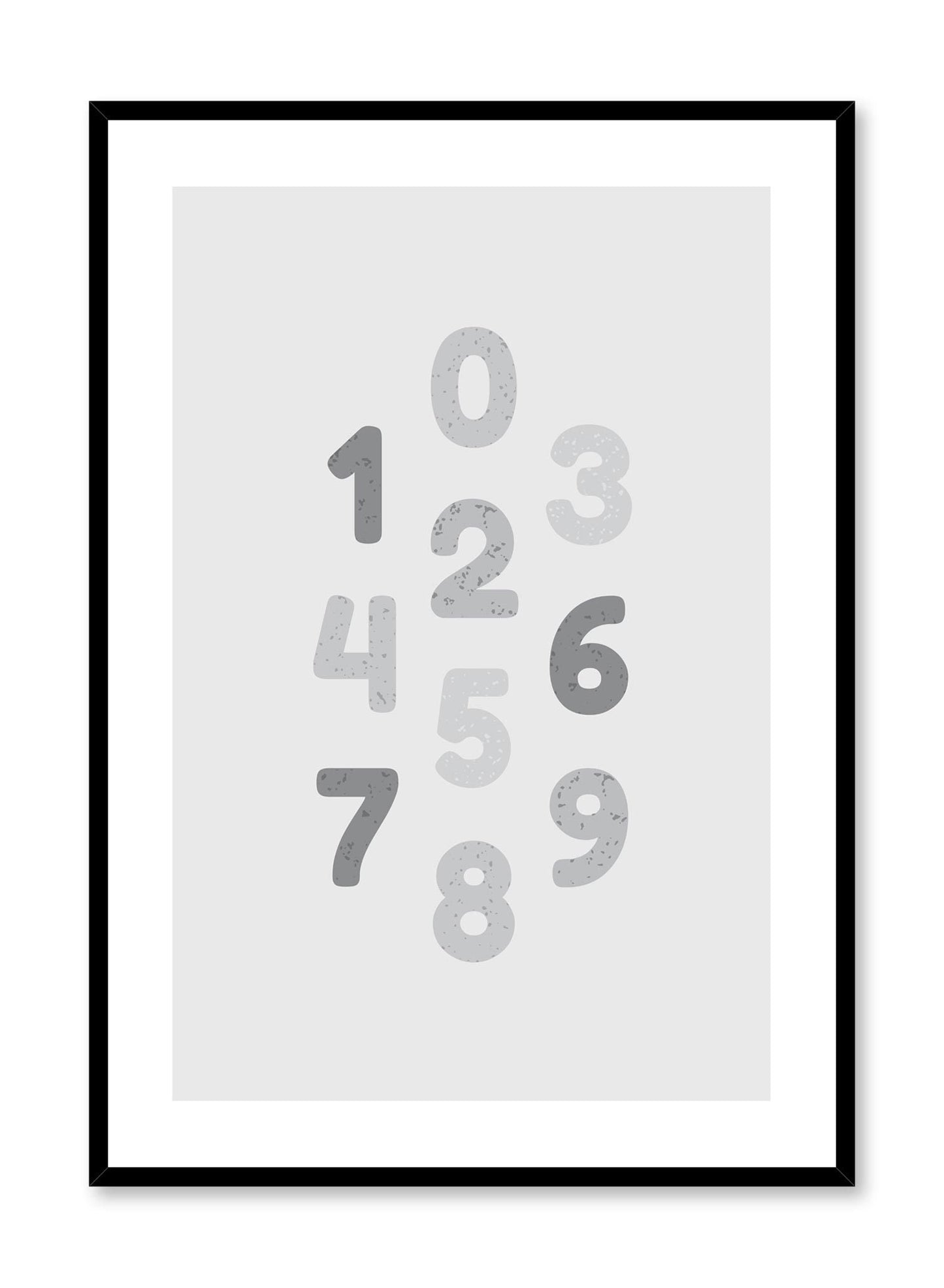 Numbers in Black, Poster