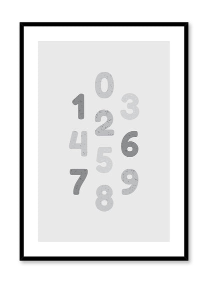 Numbers in Black, Poster
