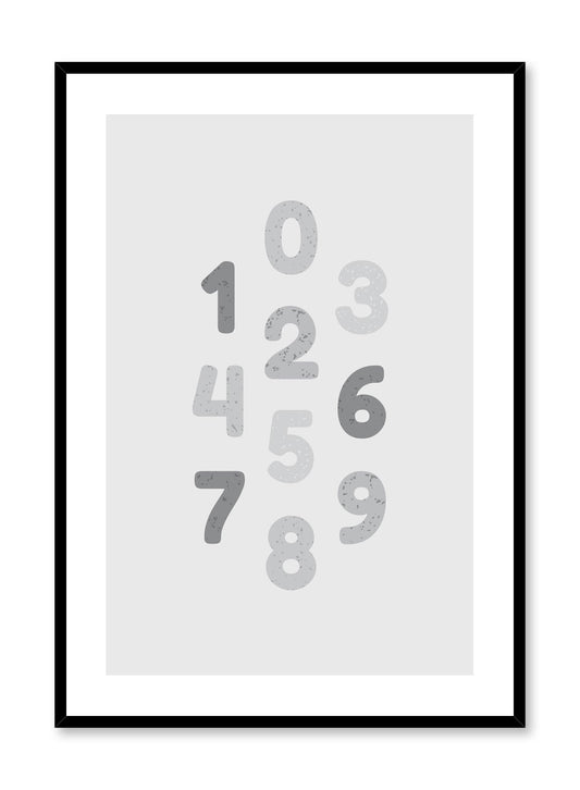 Numbers in Black, Poster