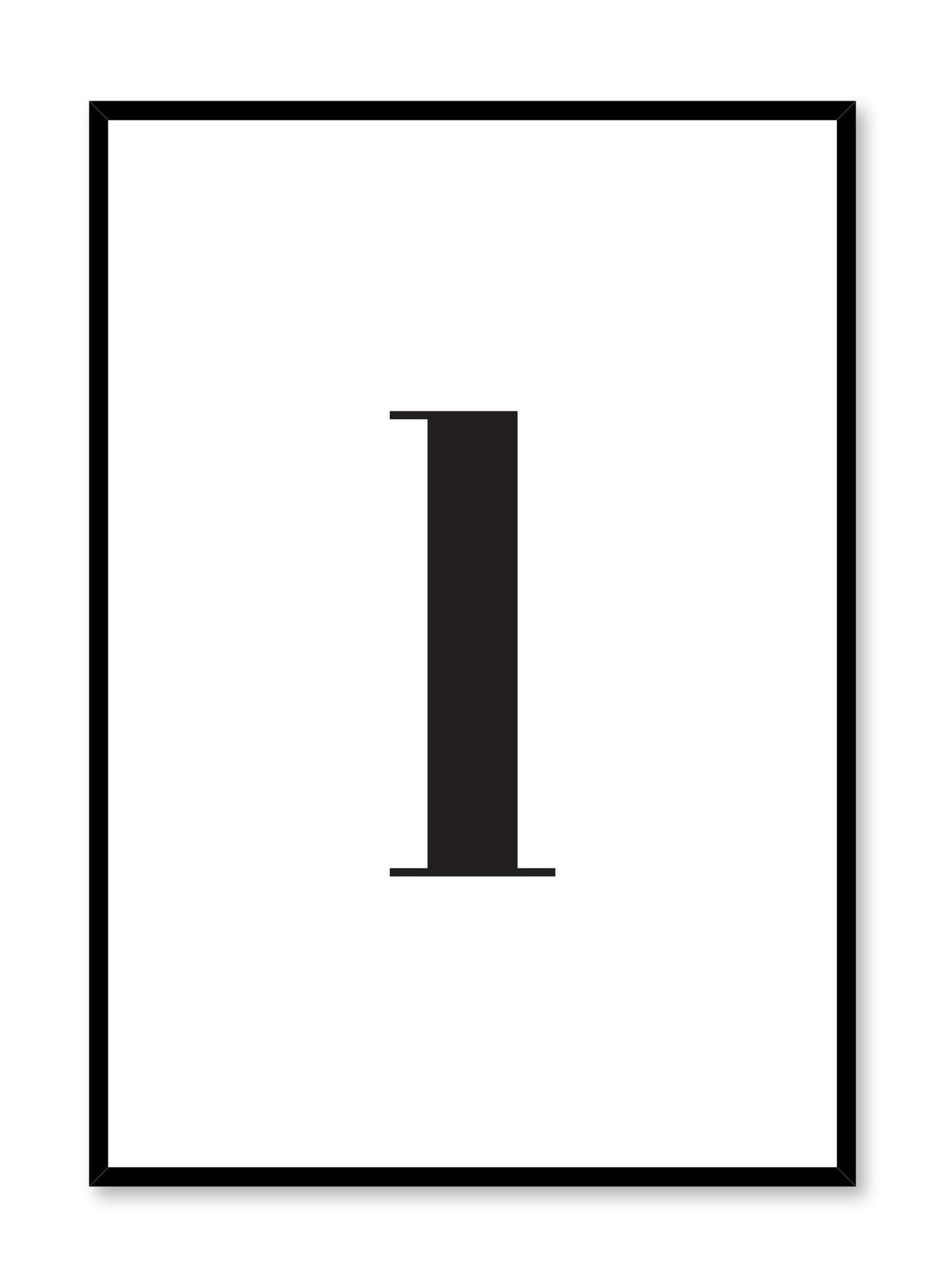 Lowercase Letter L, Poster