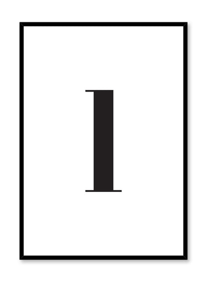 Lowercase Letter L, Poster